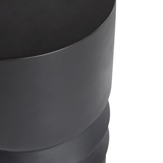 Pindo Black Concrete Outdoor Side Table | Article