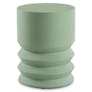 Pindo Outdoor Concrete Side Table - Khaki Green