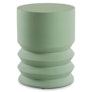 Pindo Outdoor Concrete Side Table - Khaki Green