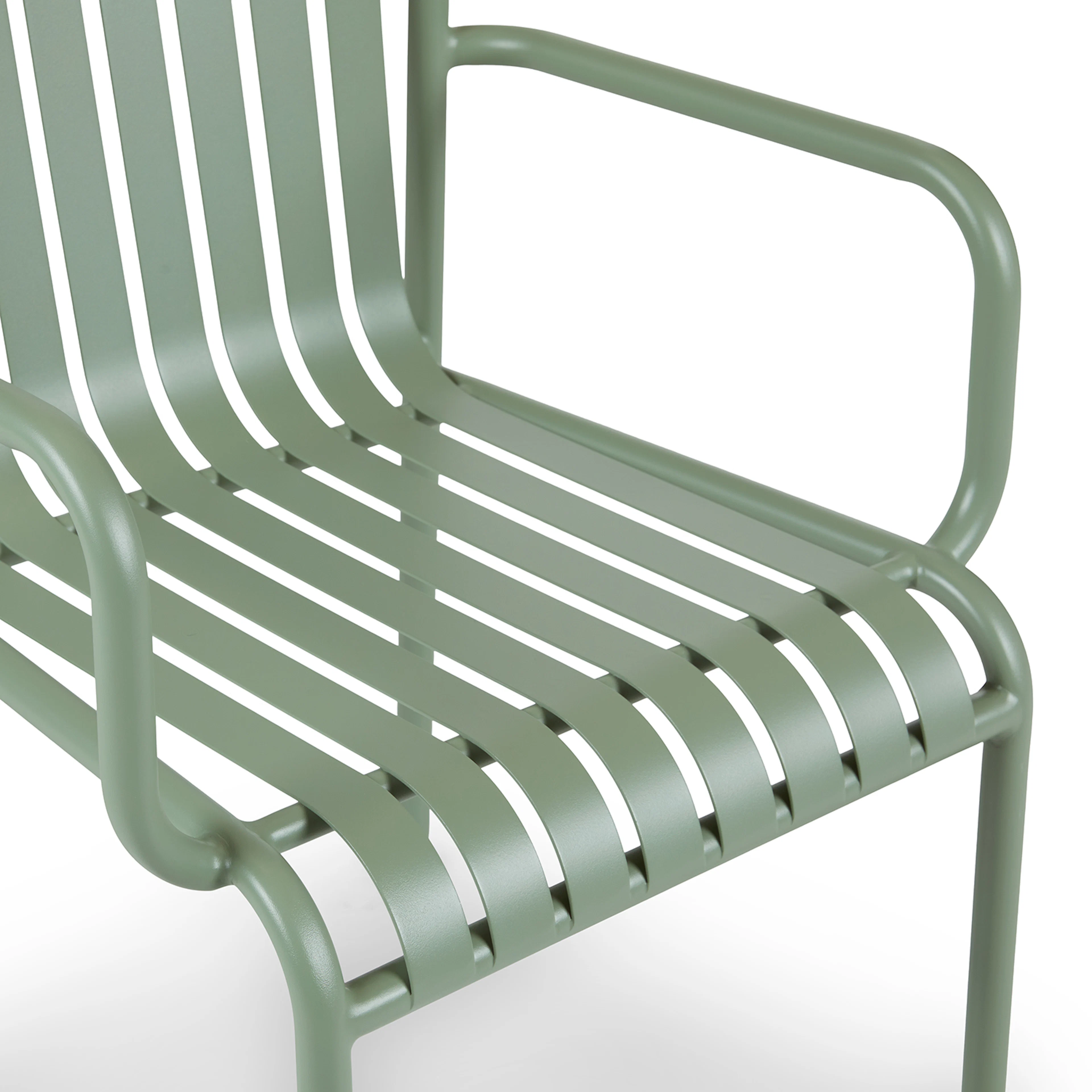 Sarek Outdoor Stackable Dining Armchair - Khaki Green