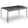 Sarek 67" Outdoor Dining Table - Black