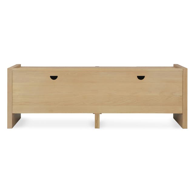 Torme 72" Media Unit - White Oak