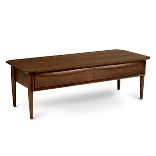 Lenia 46" Storage Coffee Table - Walnut
