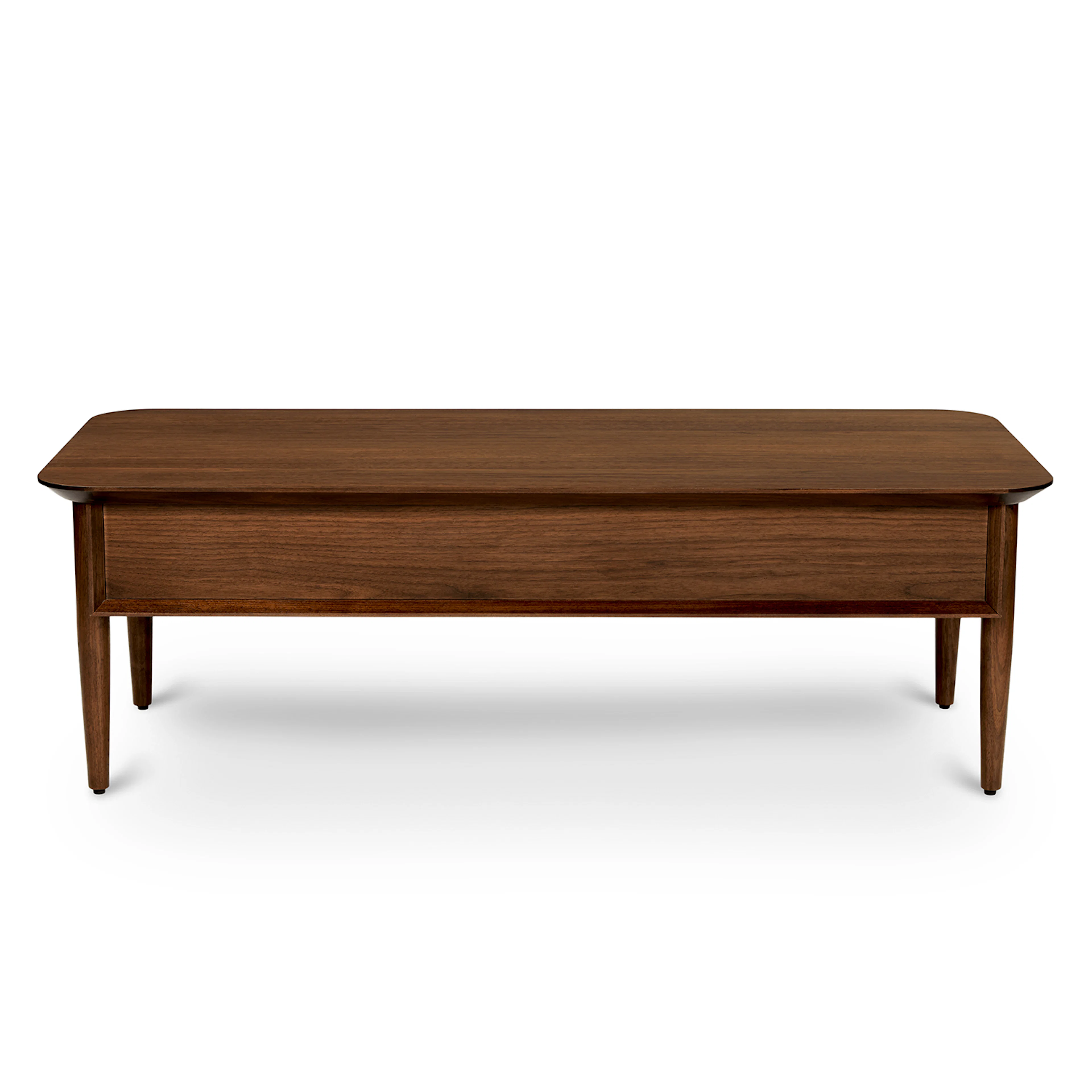 Lenia 46" Storage Coffee Table - Walnut