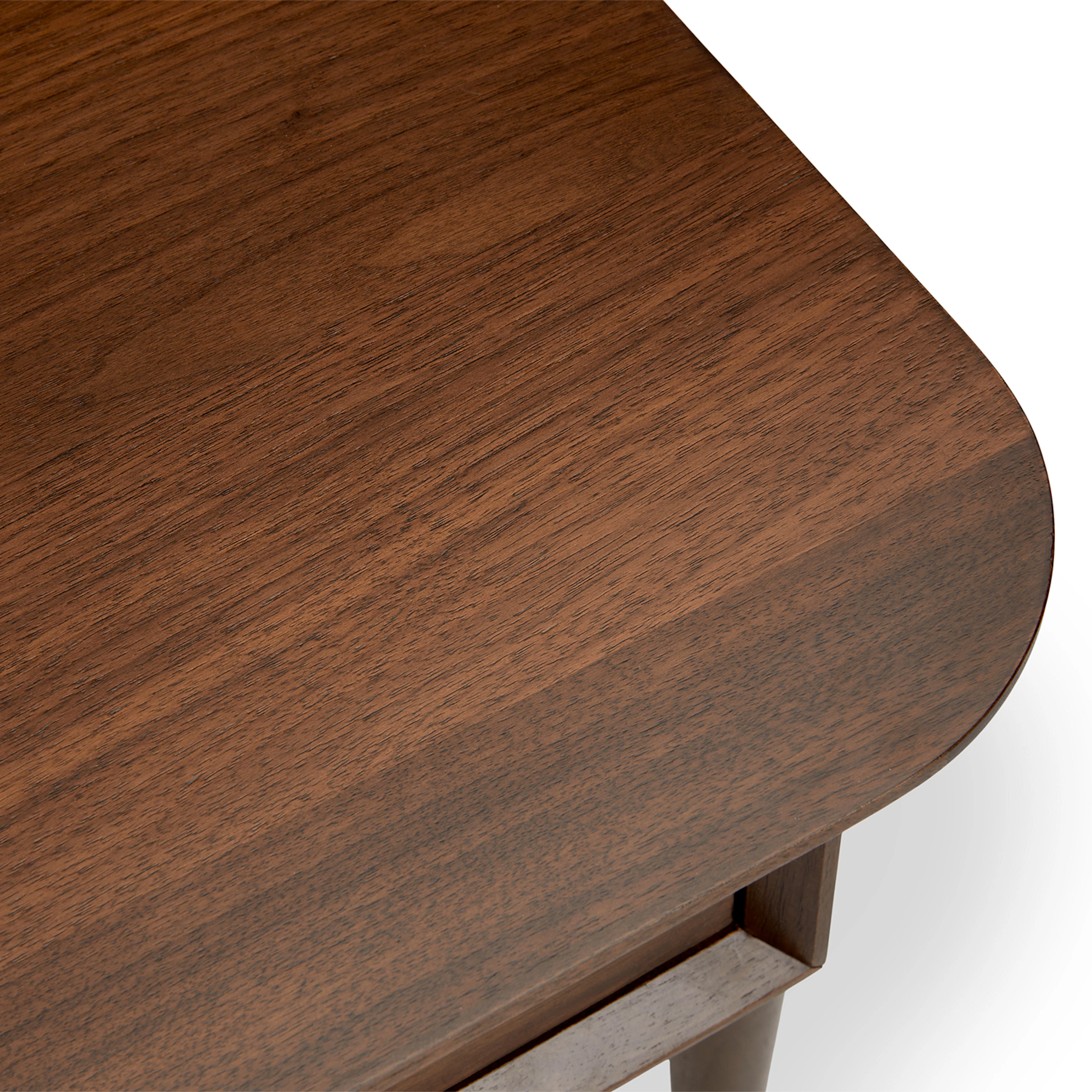 Lenia 46" Storage Coffee Table - Walnut
