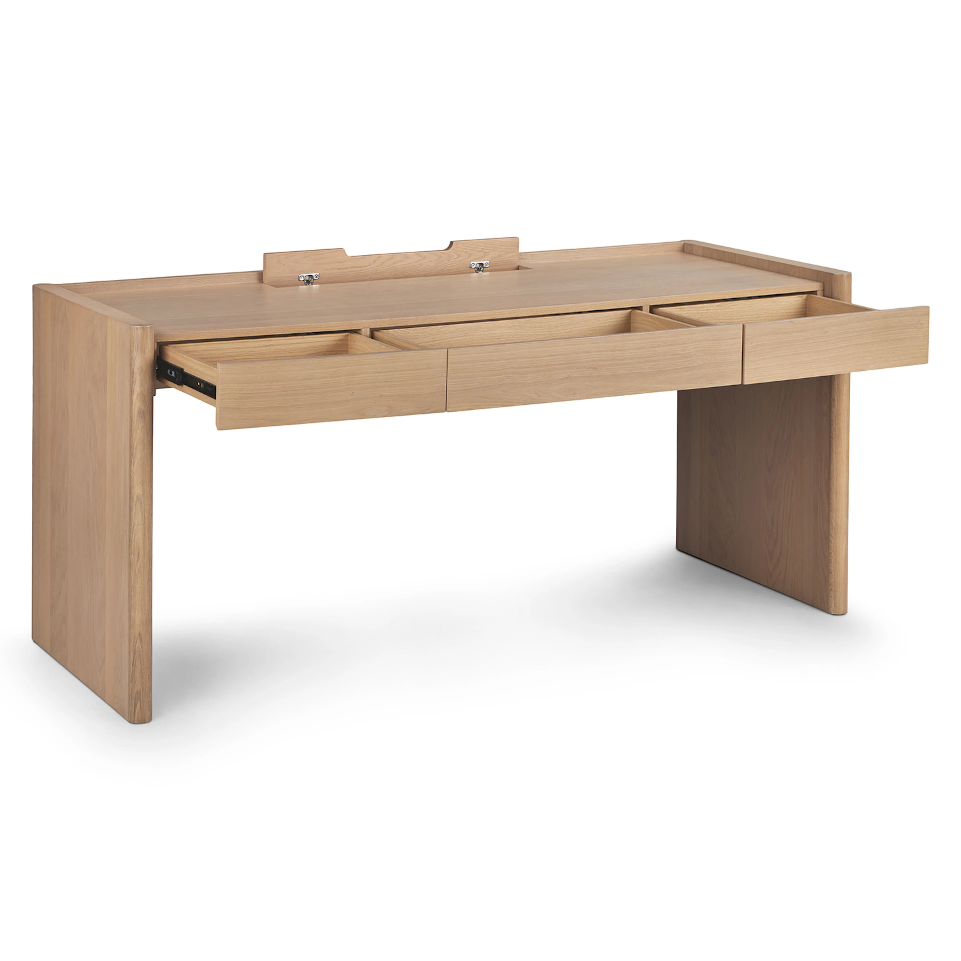 Torme 70" White Oak Desk - Modern Office Furniture