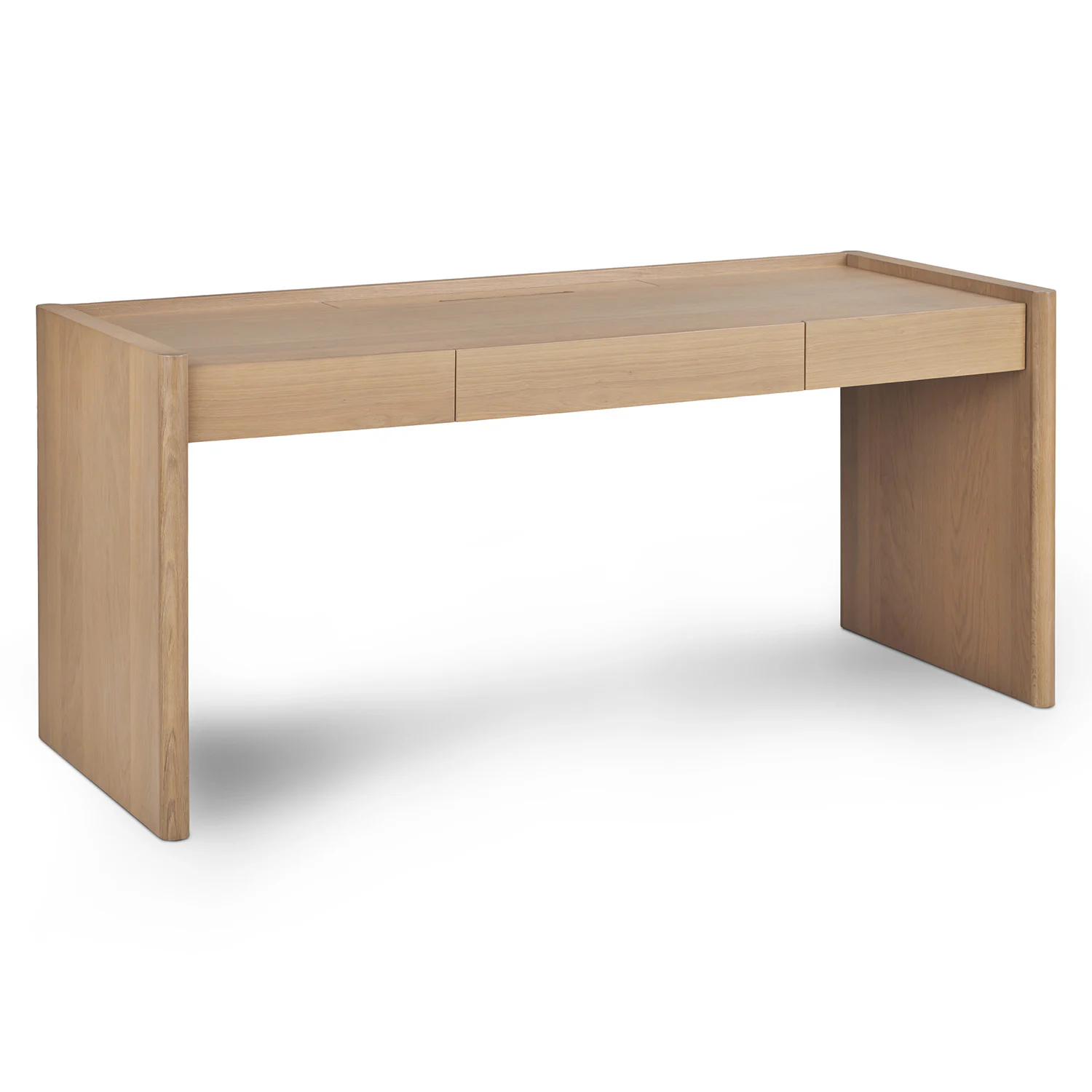 Torme 70" White Oak Desk - Modern Office Furniture