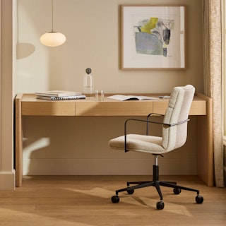 Torme 70" Desk - White Oak