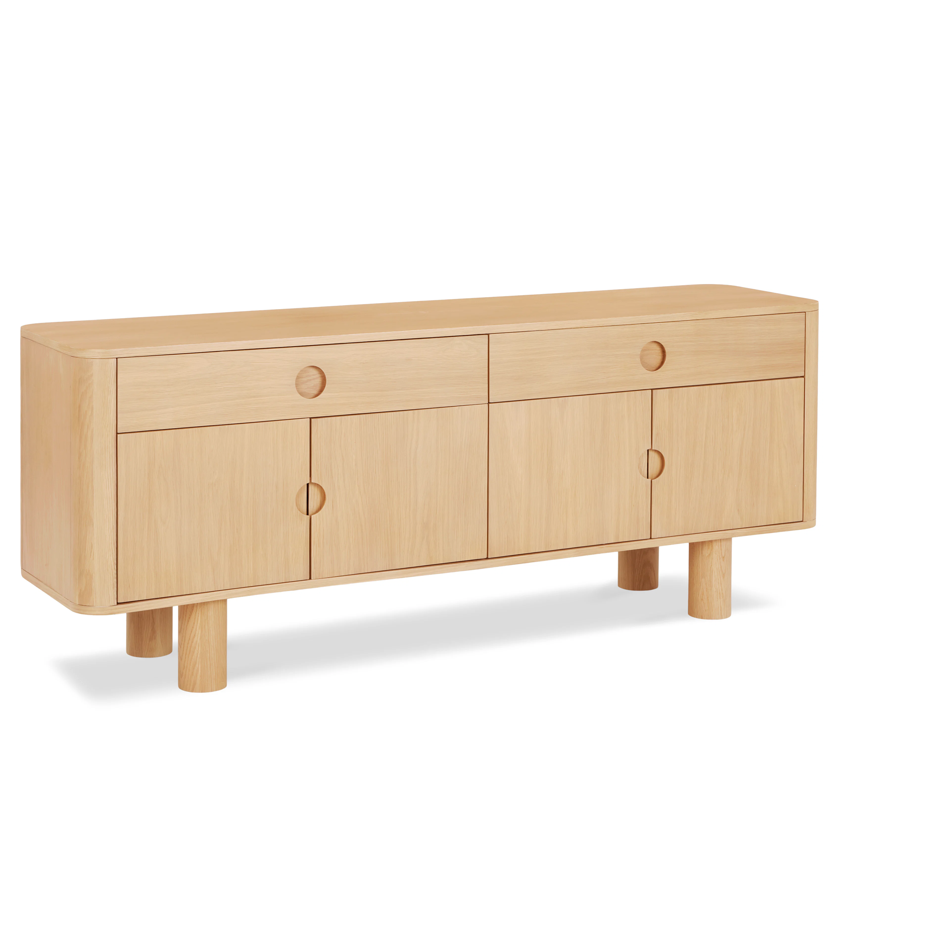 Adel 71" Sideboard - White Oak
