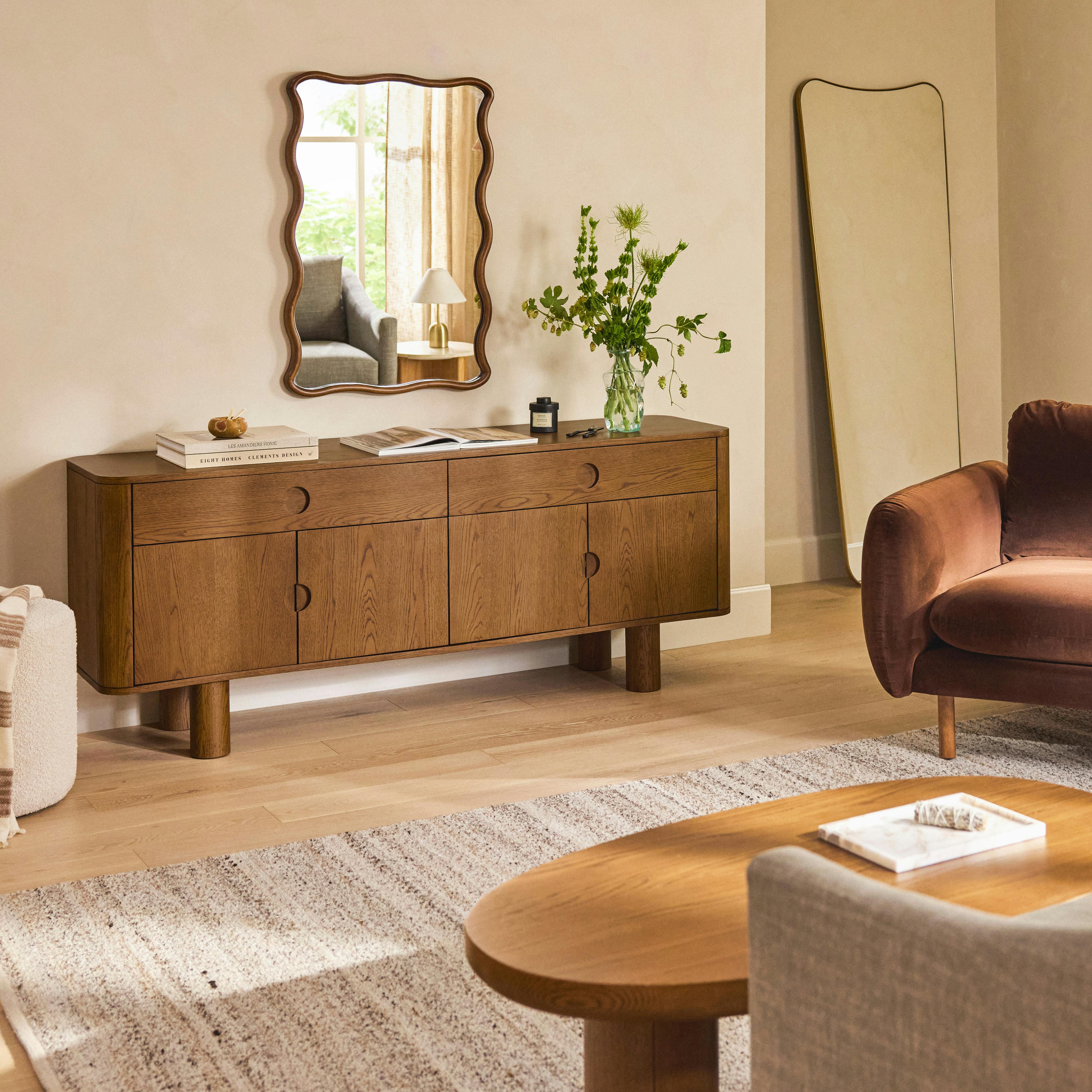 Adel Smoked Oak Scandinavian Sideboard, FKA Muhly | Article