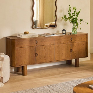 Adel 71" Sideboard - Smoked Oak