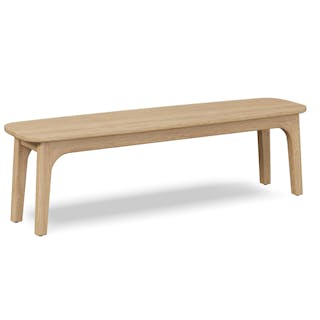 Plumas 60" Bench - White Oak