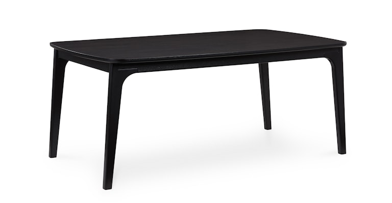 Plumas Black Ash Dining Table for 6 - Primary View 1 of 10 (Open Fullscreen View).