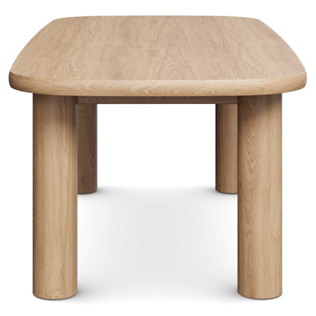 Muhly White Oak Scandinavian Dining Table for 6 Article