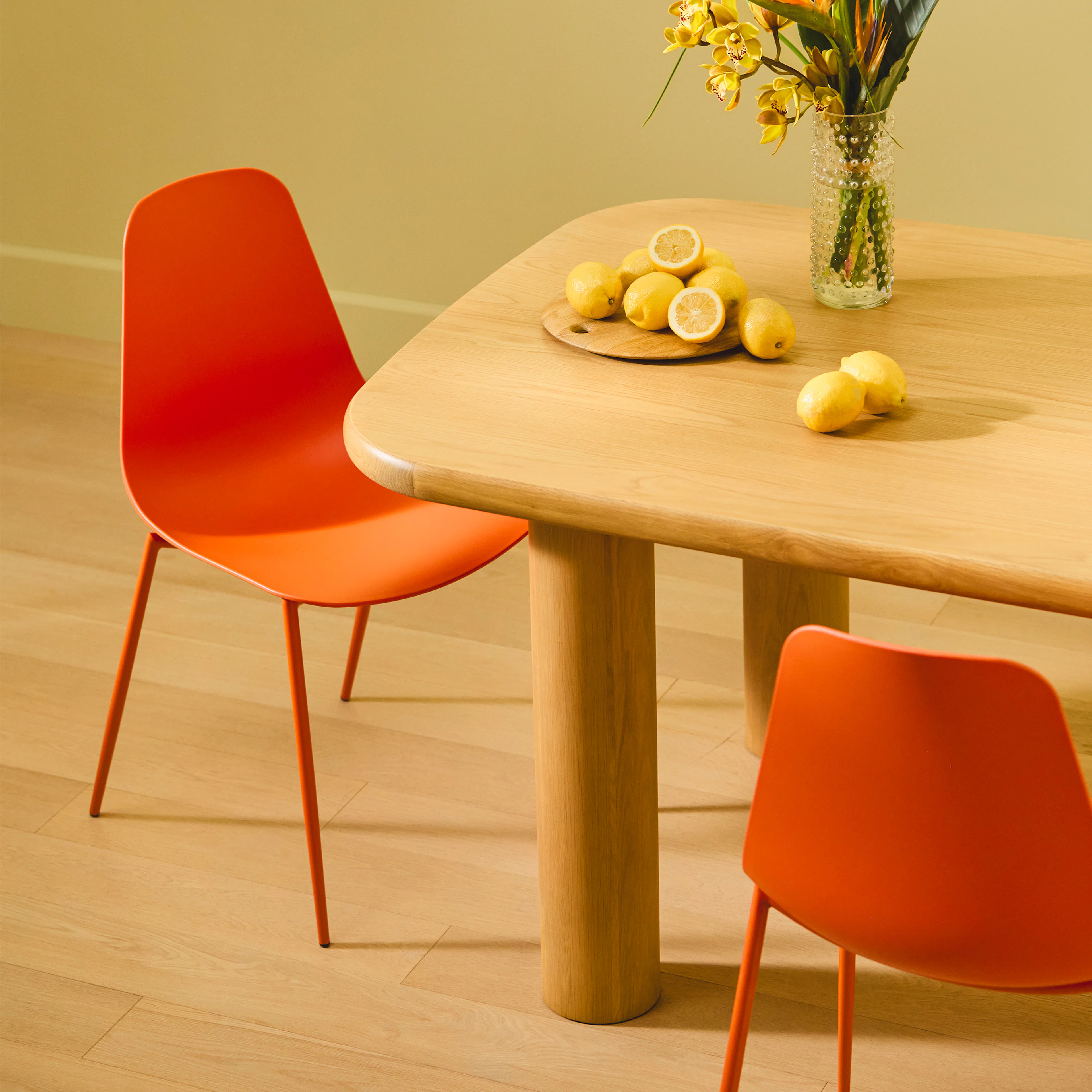 Adel 82.5" Dining Table - White Oak