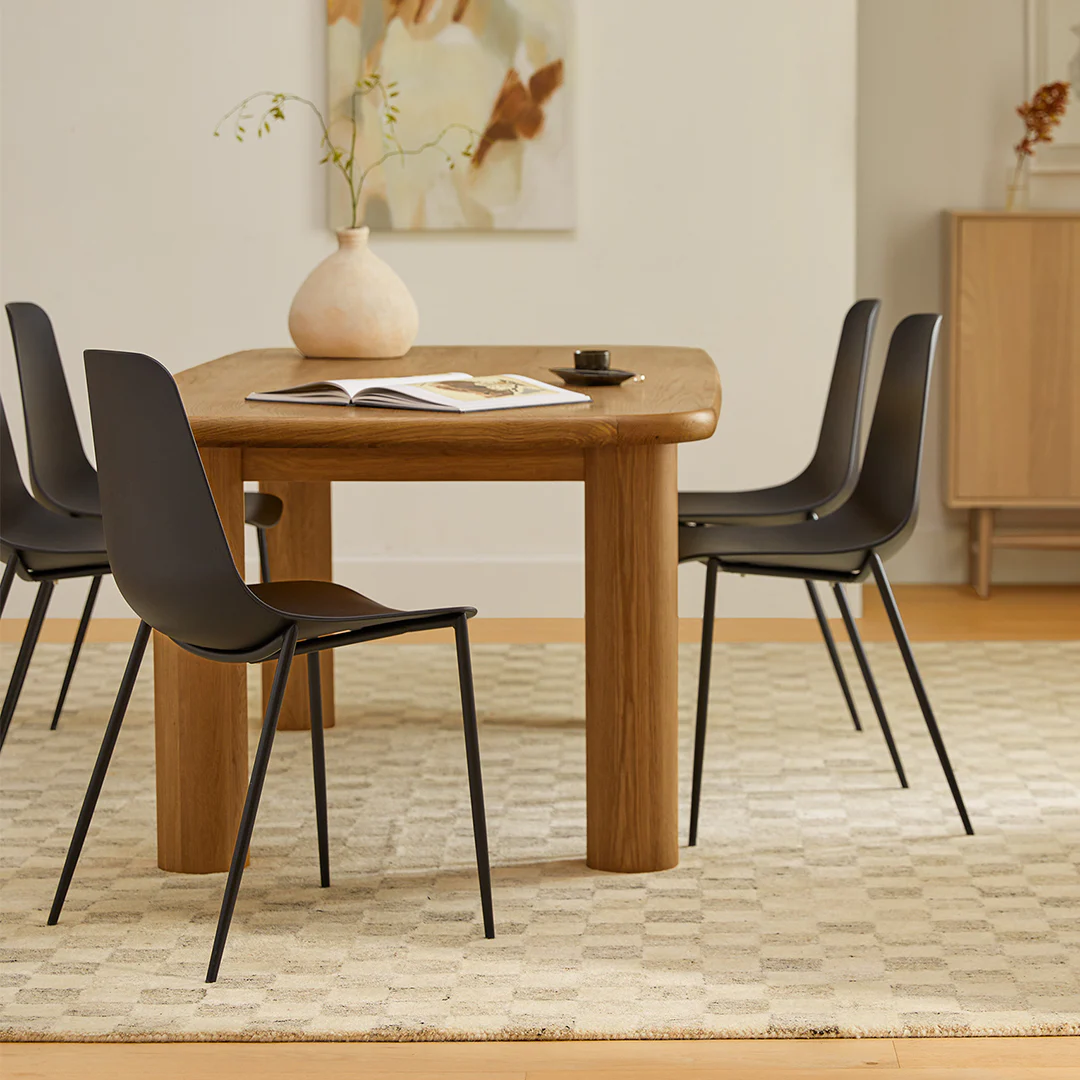 Adel 82.5" Dining Table - Smoked Oak