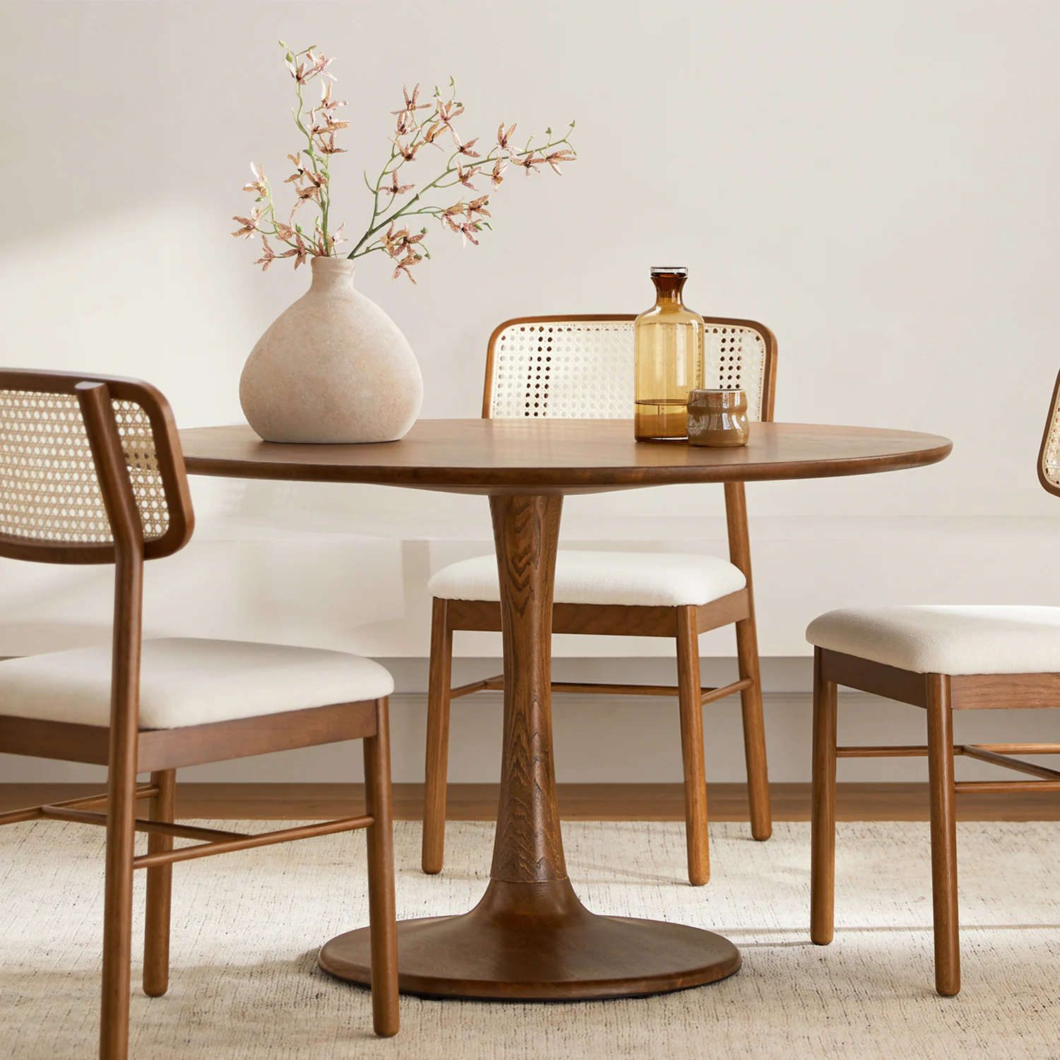 Hendrick 47.25" Dining Table - Smoked Oak