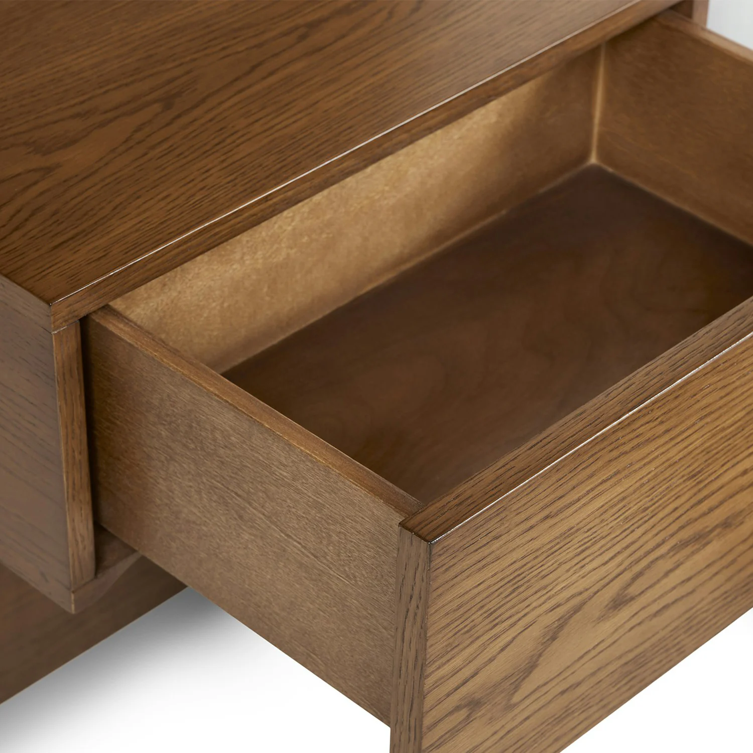 Cassie King Upholstered Bed with Nightstands - Smoked Oak and Taupe Chenille