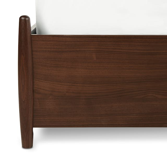 Lenia Panel Walnut Queen Storage Bed | Article