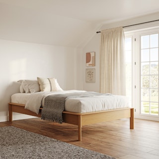 Pactera Twin Bed - Oak