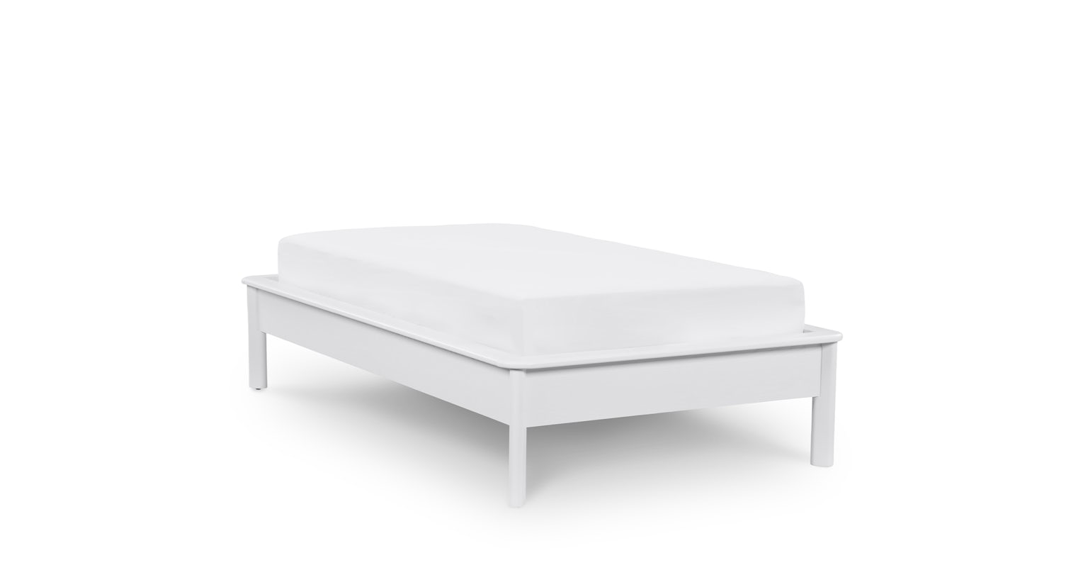 Pactera White Ash Twin-Sized Bed | Article