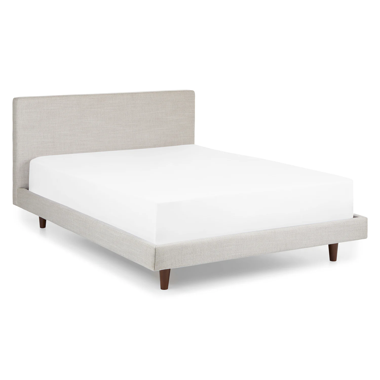 Tessu Full Low Profile Upholstered Bed - Clay Taupe