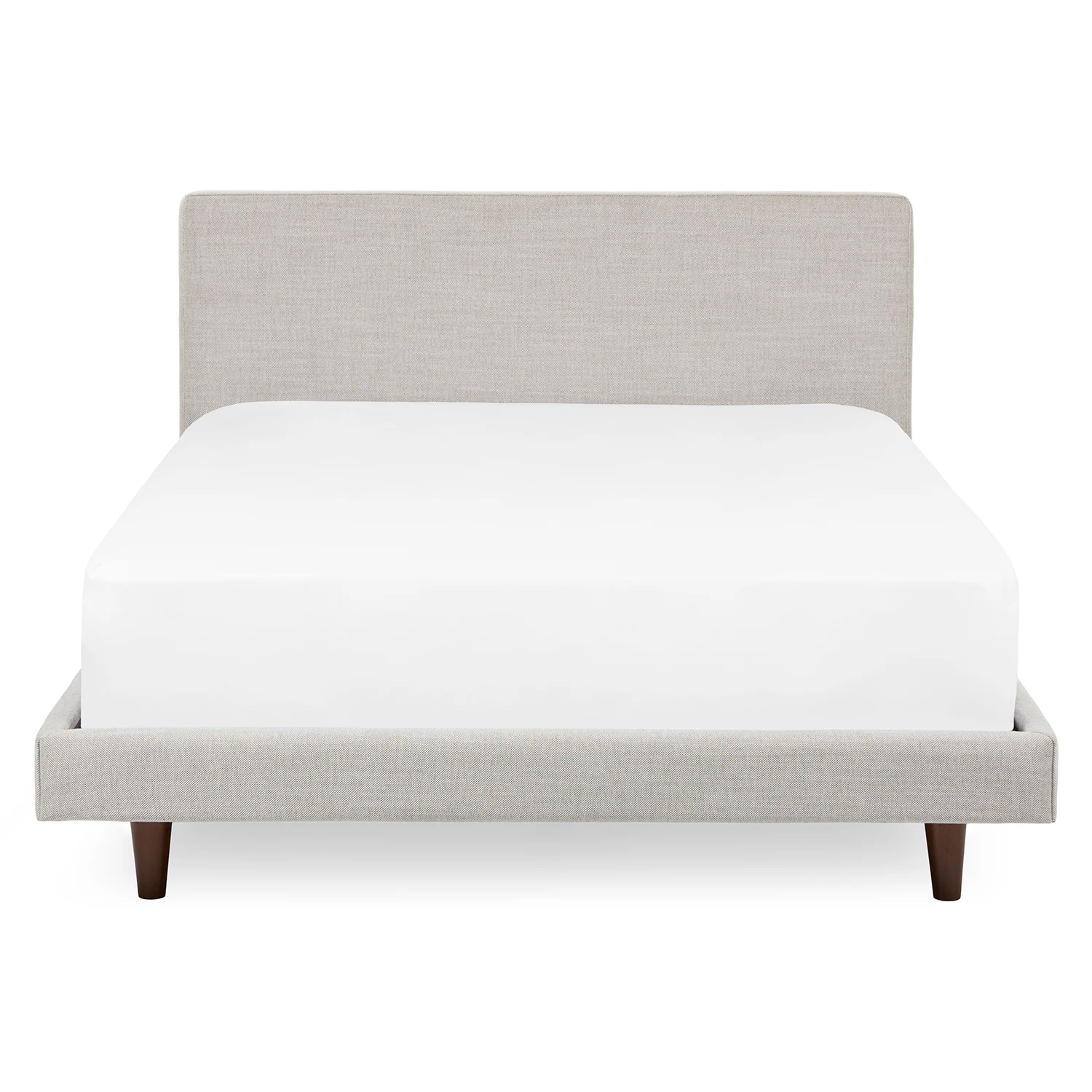 Tessu Full Low Profile Upholstered Bed - Clay Taupe