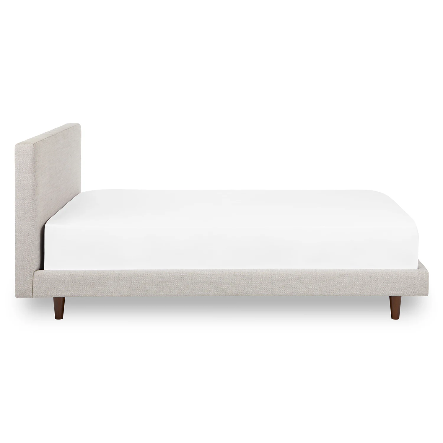 Tessu Full Low Profile Upholstered Bed - Clay Taupe