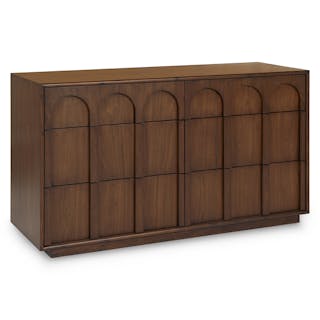 Prima 6-Drawer Double Dresser - Walnut