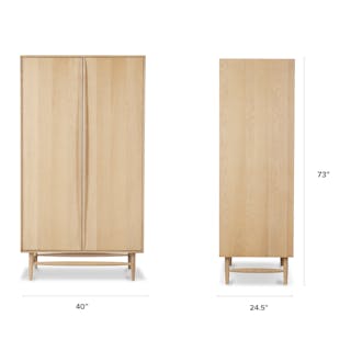 The Lenia Dresser x Armoire Bundle - Primary View 1 of 6 (Click To Zoom).