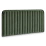 Rolph King Velvet Headboard - Plush Pacific Green