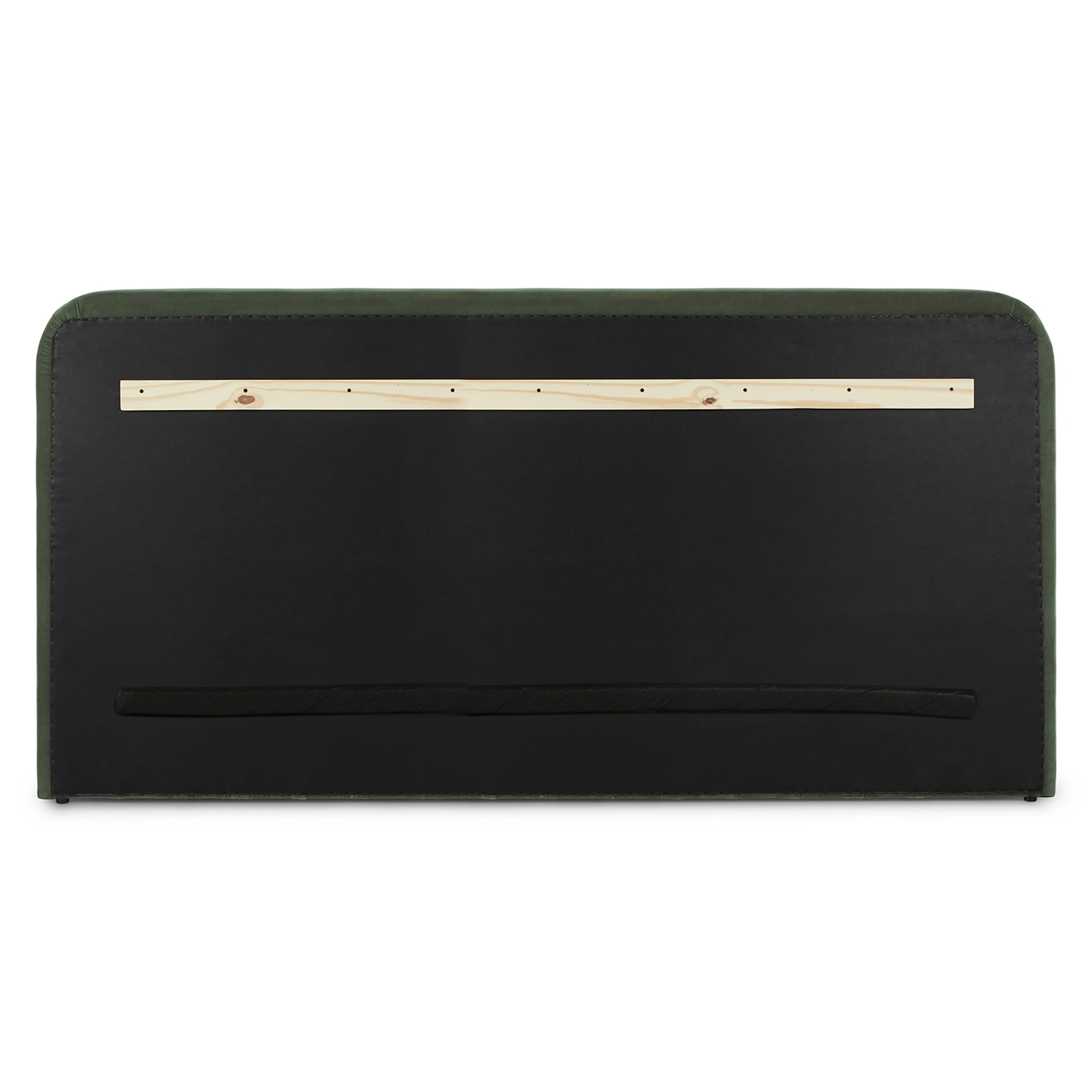 Rolph King Velvet Headboard - Plush Pacific Green