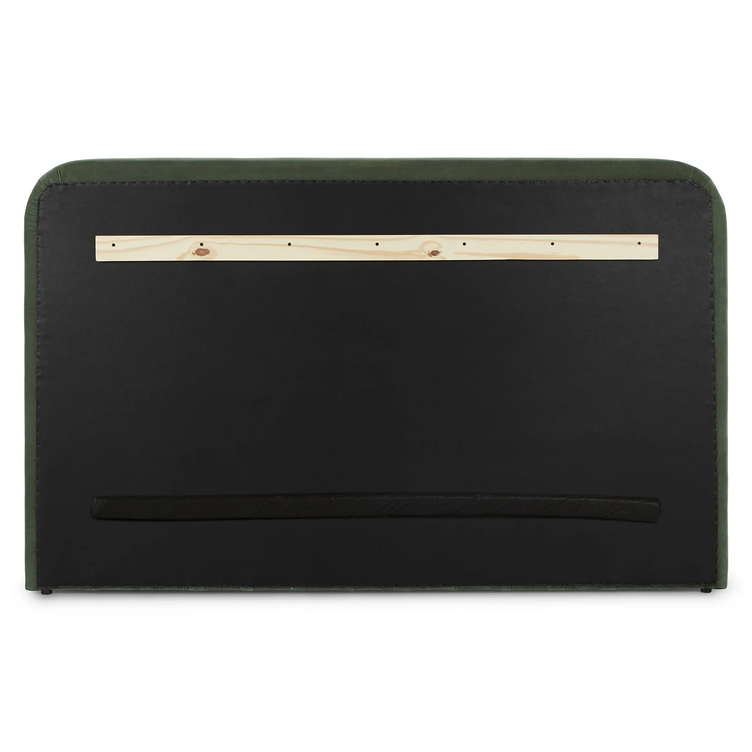 Rolph Queen Velvet Headboard - Plush Pacific Green