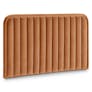Rolph Queen Velvet Headboard - Plush Pacific Rust
