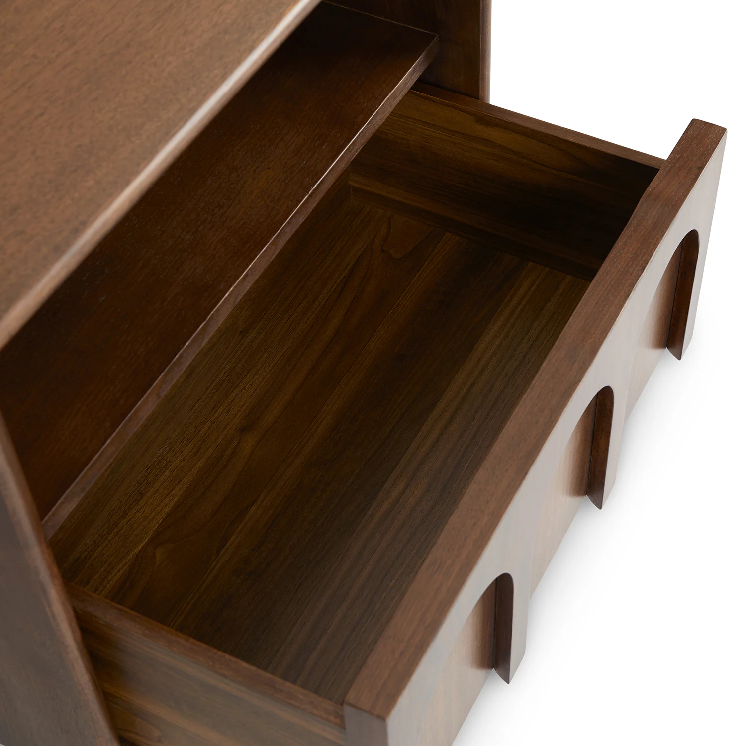 Prima 1-Drawer Nightstand - Walnut