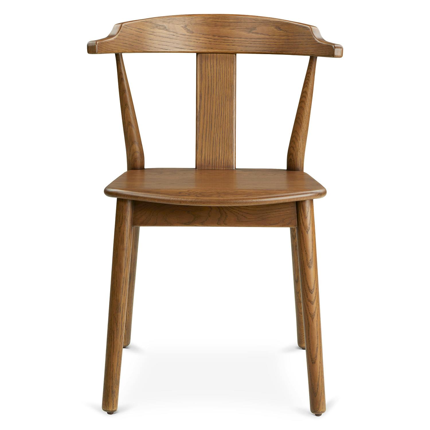 Morton Solid Smoked Oak Dining Chair | Article