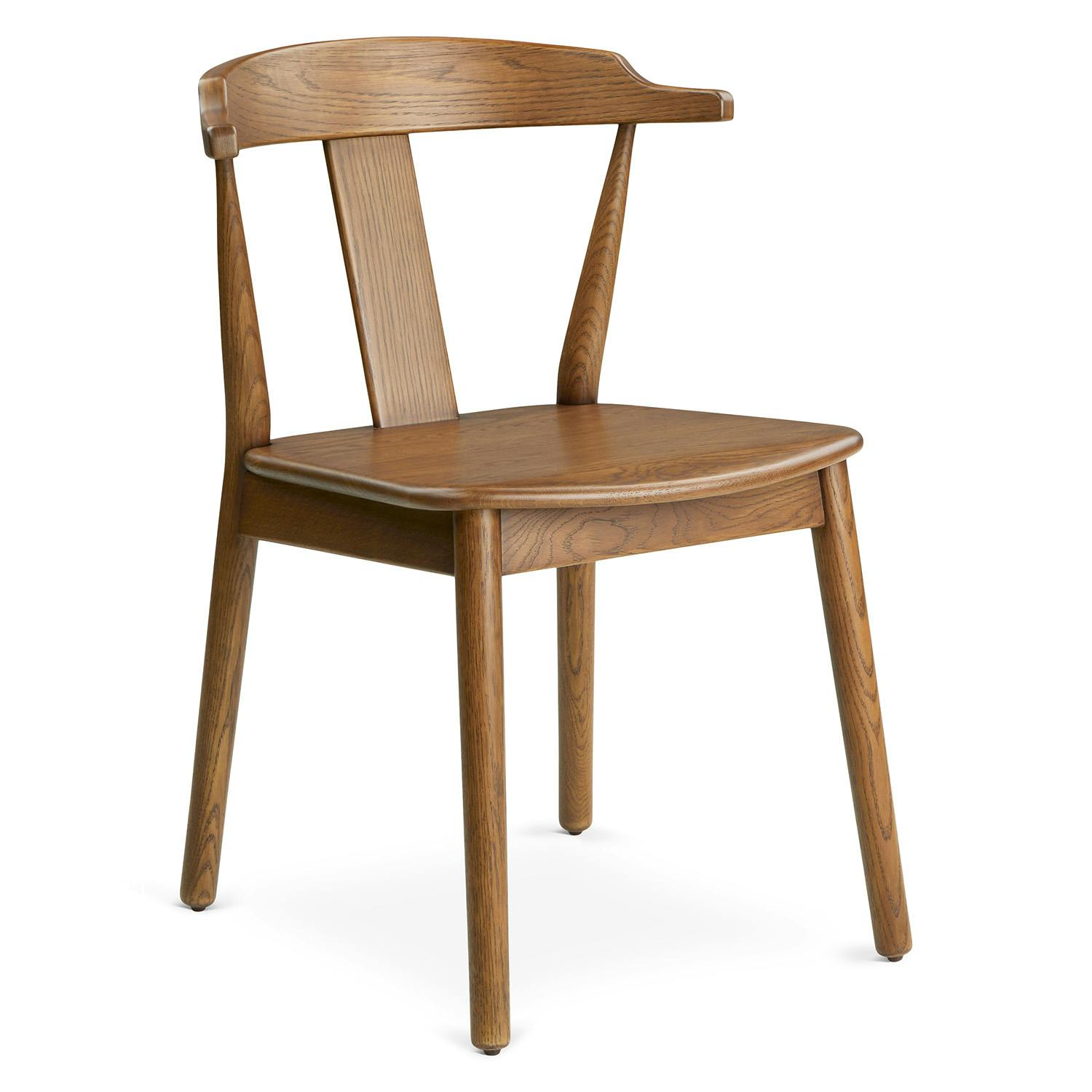 Morton Solid Smoked Oak Dining Chair | Article