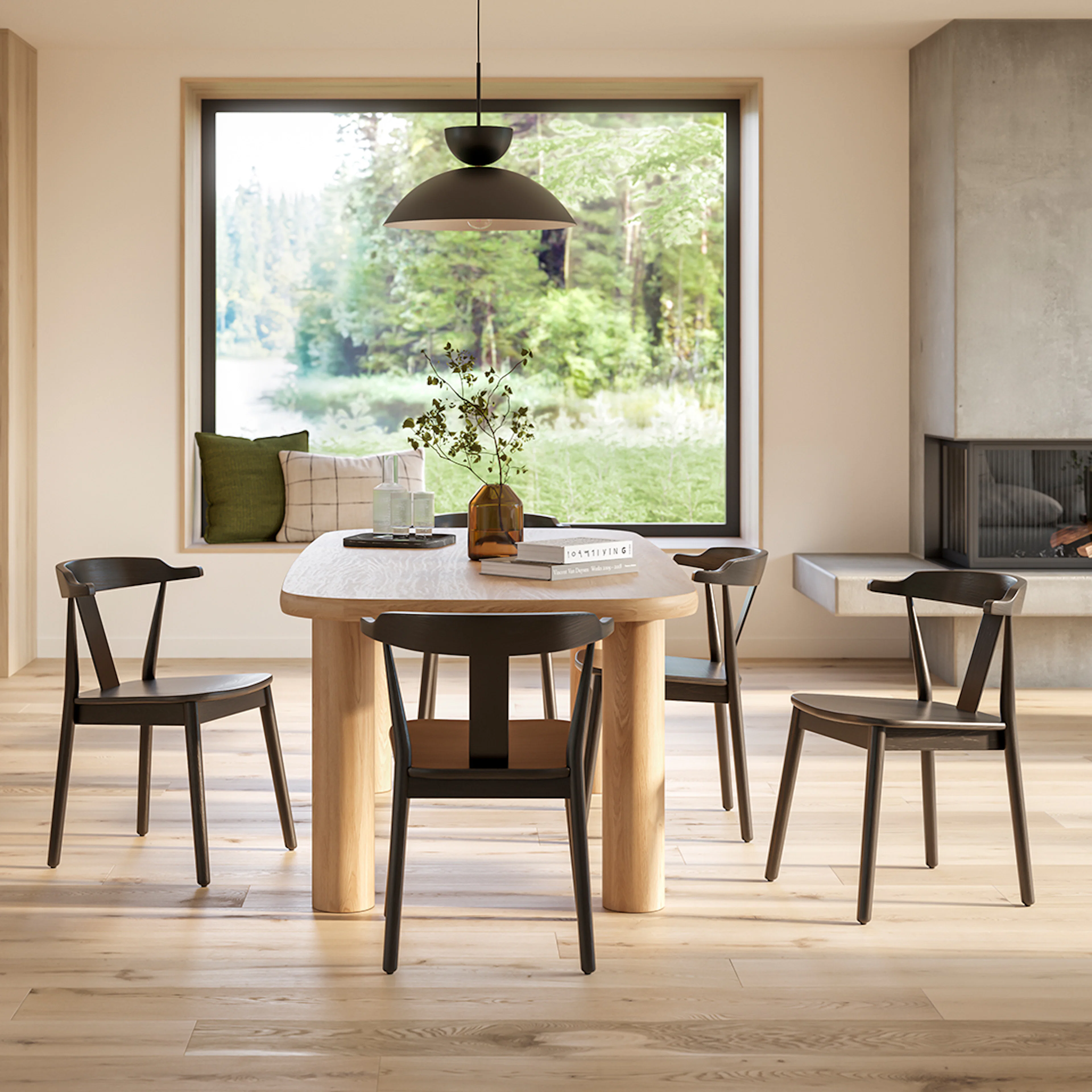 Morton Dining Chair - Black Ash
