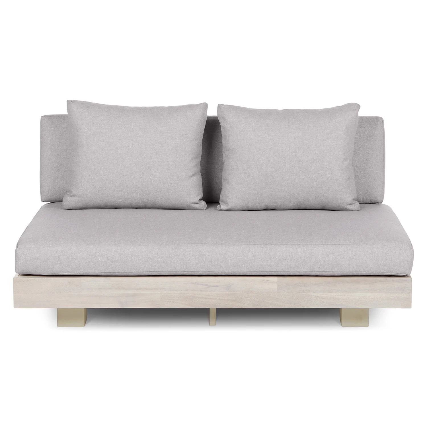 Lubek 50" Outdoor Low Loveseat - Beach Sand