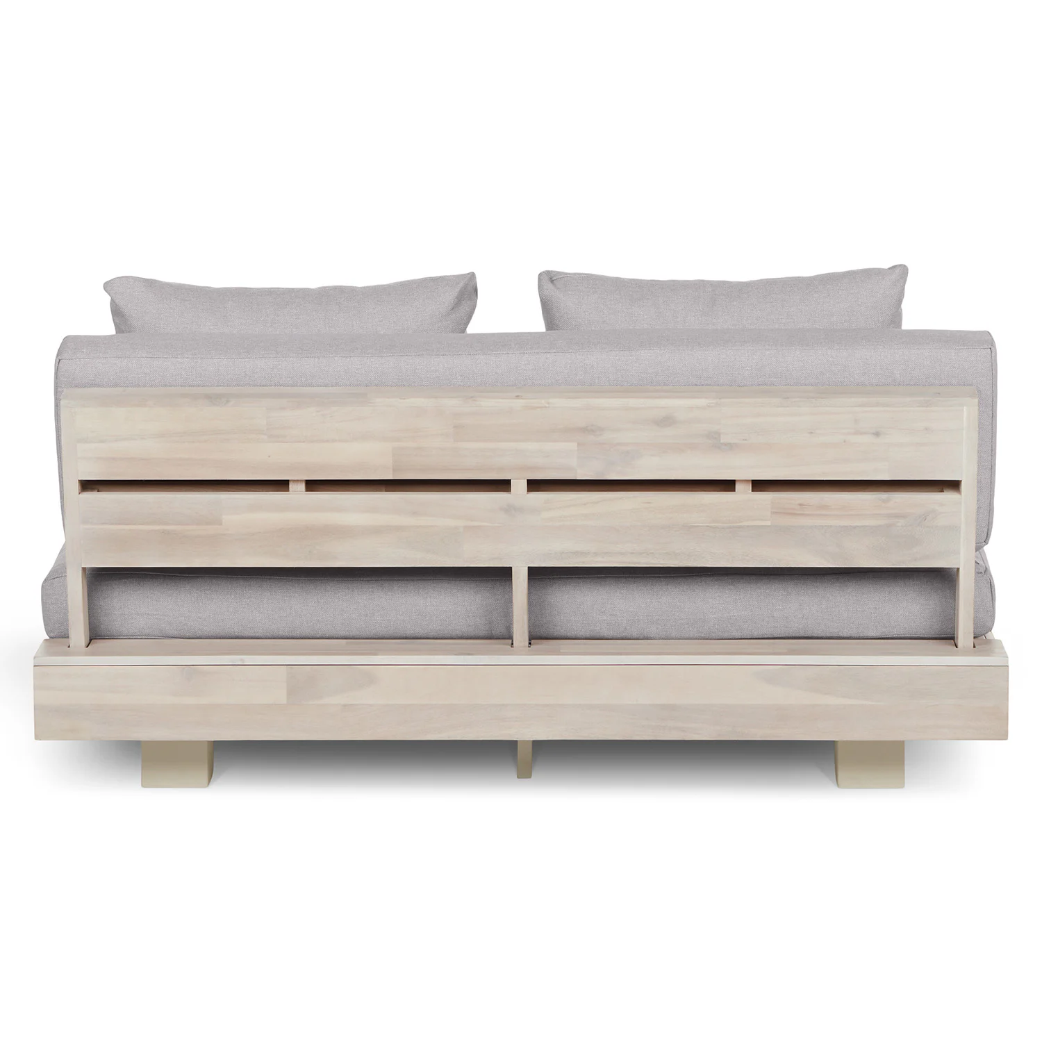 Lubek 50" Outdoor Low Loveseat - Beach Sand