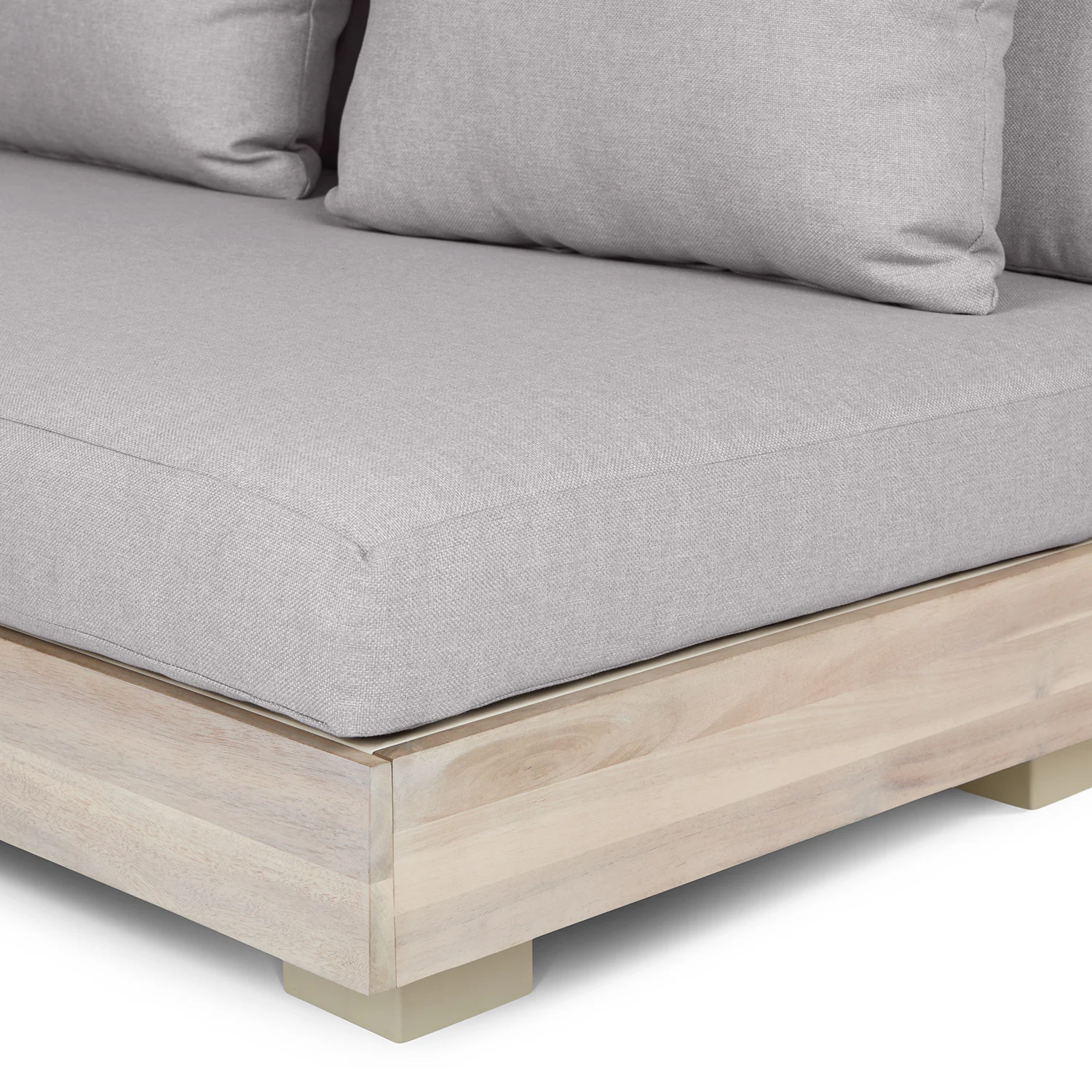 Lubek 50" Outdoor Low Loveseat - Beach Sand