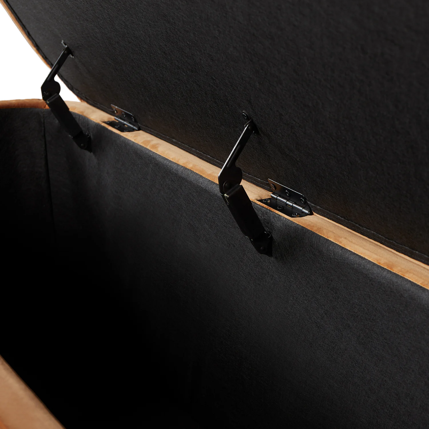 Rolph 55.5" Velvet Storage Bench - Pacific Rust