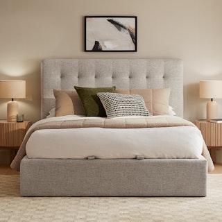 Sven Birch Ivory Queen Storage Bed