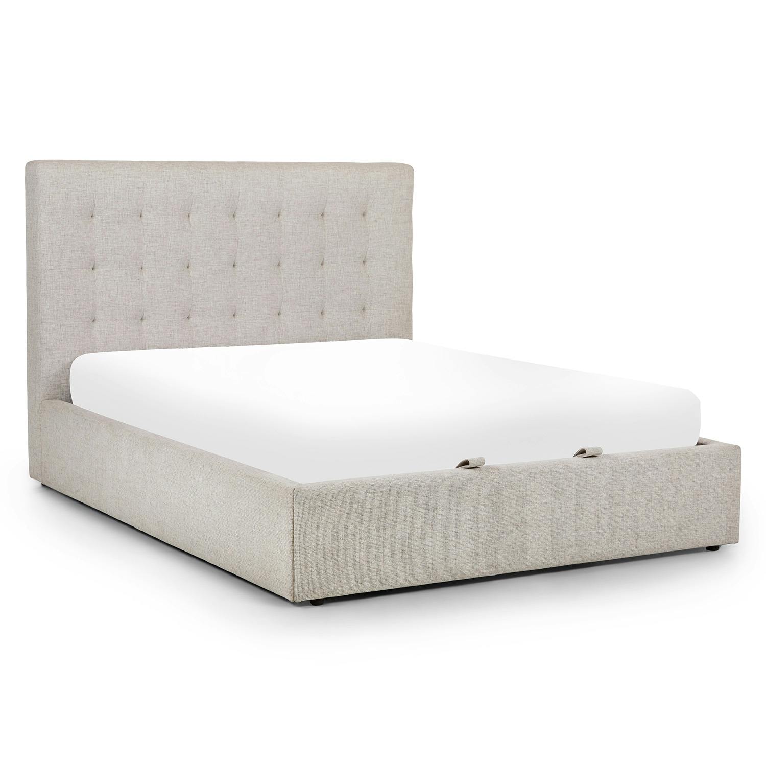Sven King Tufted Bed - Birch Ivory - Thumbnail 4