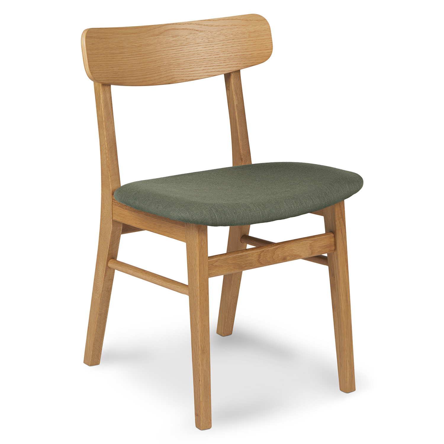 Ecole Oak & Roam Tan Leather Dining Chair | Article