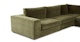 Beta Cypress Green Right Conversational Sectional - Gallery View 9 of 10.