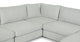 Beta Welsh Gray Right Conversational Sectional - Gallery View 9 of 14.