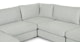 Beta Welsh Gray Left Conversational Sectional - Gallery View 7 of 14.