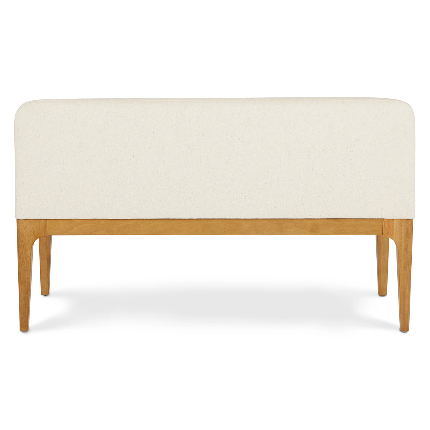Rosin 53" Armless Banquette - Oak and Sand Ivory