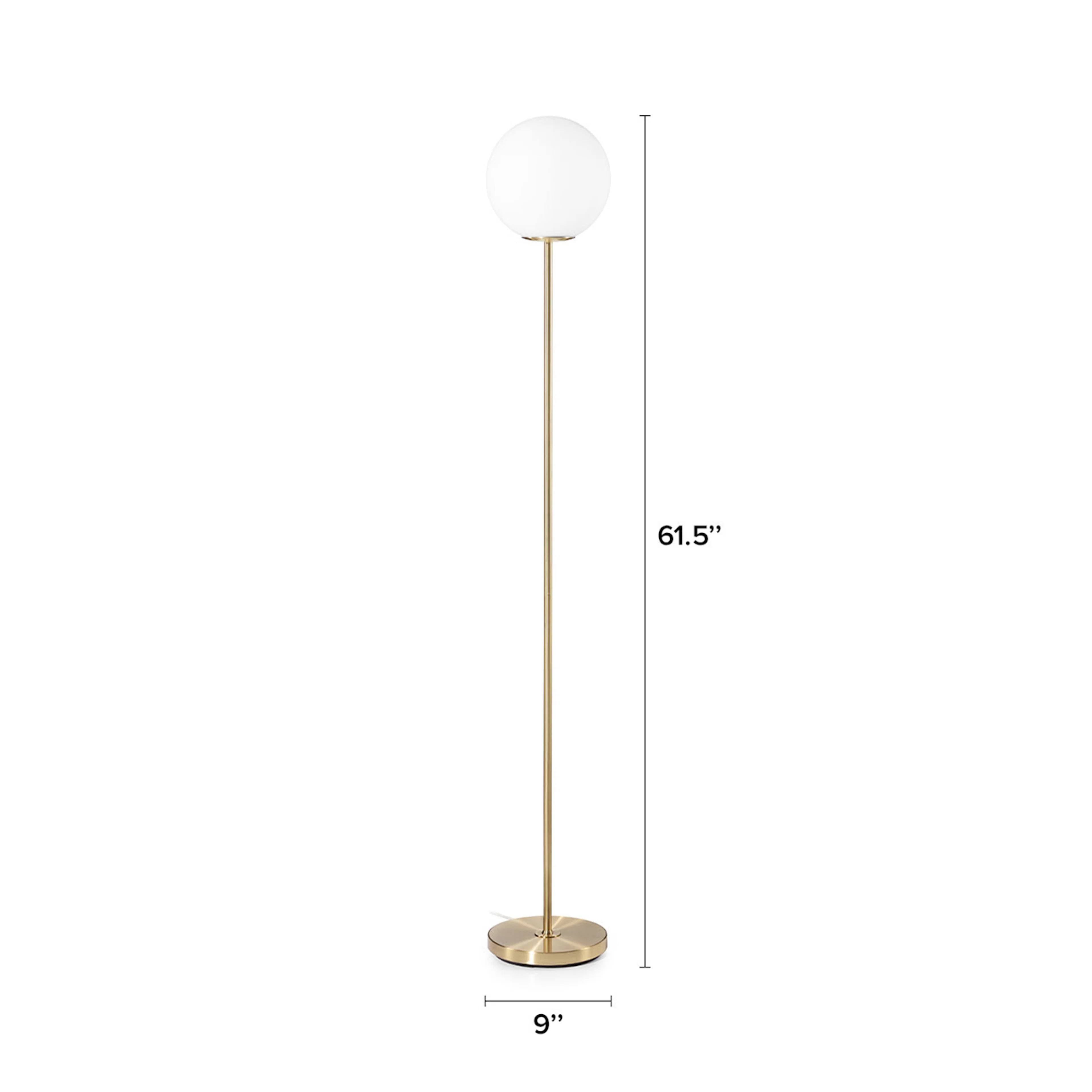 Moon Floor Lamp Gold - Elegant Home Lighting